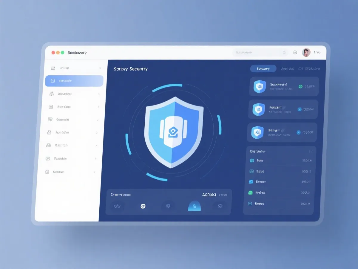 Illustration of digital security and platform protection